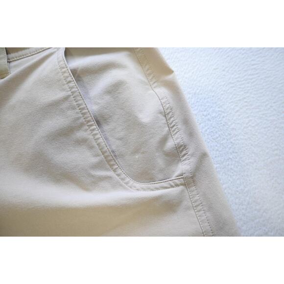 Free Fly Hybrid Fishing Shorts Athletic Polyester Stretch Beige Mens Sz 38 - Picture 4 of 7
